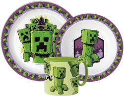 Minecraft The Movie étkészlet, micro műanyag szett bögrével 265 ml - lord
