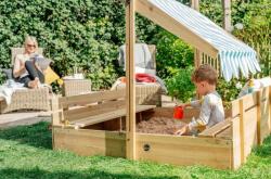 Plum Cutie de nisip cu Bancute si Parasolar reglabil Plum 25509