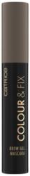 Catrice Colour & Fix Brow Gel Mascara 5 ml Rimel pentru sprâncene 030 Dark Brown