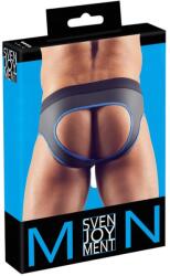 Svenjoyment - nyitott jock alsó (fekete-kék) - erotikashow