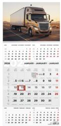 KALENDART 2026 T076 5 havi Kamion mintás speditőrnaptár (26T7600-006) - bestbyte