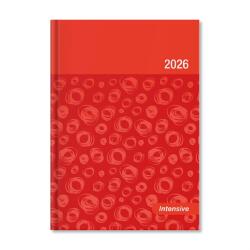 PERIOD Intensive 2026 B6 heti beosztású narancs lakk határidőnapló (P4114-4505) - bestbyte