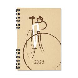 PERIOD Eco Bicycle 2026 A5 heti beosztású spirálos határidőnapló (P4114-1952)