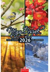 CSG 2026 Négy évszak 21x32 cm falinaptár (FN 087) - bestbyte