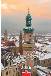 CSG 2026 Magyar városok 21x32 cm falinaptár (FN 082) - bestbyte