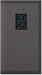 KALENDART Classic 2026 C035 fekete heti beosztású álló zsebnaptár (26C035C-003) - bestbyte
