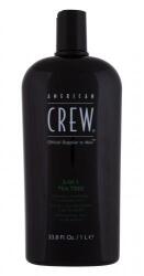 American Crew 3-IN-1 Tea Tree 1000 ml 3 az 1-ben sampon, hajbalzsam és tusfürdő férfiaknak
