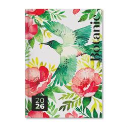 PERIOD Botanic White 2026 B6 heti napi beosztású határidőnapló (P4114-3435) - bestbyte