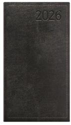KALENDART Traditional 2026 T035 fekete heti beosztású álló zsebnaptár (26T035T-003) - bestbyte