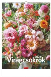 KALENDART 2026 T093 Virágcsokrok falinaptár (26T9300-16A) - bestbyte