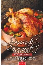 CSG 2026 Süssünk-főzzünk! 21x32 cm falinaptár (FN 090) - bestbyte
