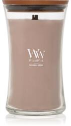 WoodWick Opulent Wood Patchouli Creme ароматна свещ с дървен фитил 609.5 гр