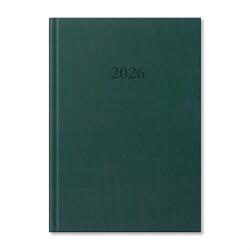 PERIOD Standard 2026 B5 heti beosztású zöld műbőr határidőnapló (P4114-1957) - bestbyte
