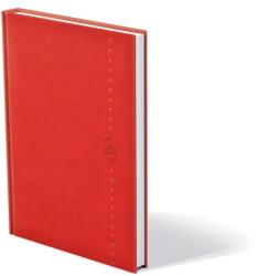 Kalendart Linea 2026 L015 A5 heti beosztású piros határidőnapló (26T015L-002)