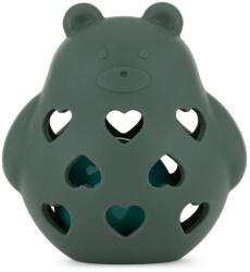 Petite&Mars Bear Basil 0m+ csörgő Misty Green