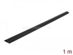DELOCK Kábelcsatorna 30 x 8 mm - hossza 1 m, fekete (DL20709) (DL20709)