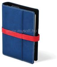 KALENDART Saturnus L225 műbőr kék-piros gyűrűs kalendárium (25SL225-004) (25SL225-004)