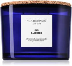 Vila Hermanos Apothecary Cobalt Blue Fig & Amber illatgyertya 350 g