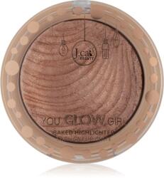 J. Cat Beauty You Glow Girl печен хайлайтър цвят 103 Pink Goddess 8.5 гр