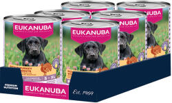 EUKANUBA 6x400g Eukanuba Puppy pulyka & sárgarépa nedves kutyatáp