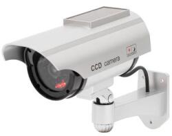 Somogyi Elektronic HSK160 kültéri napelemes álkamera, villogó piros LED, körbe forgatható, egyszerű felszerelés, akkumulátoros tápellátás opció, élethű kamera megjelenés, IP44 (HSK160) - kontaktor