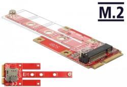 Delock Mini PCIe Átalakító - M. 2 Kulcs B rés + Micro SIM rés (63384)