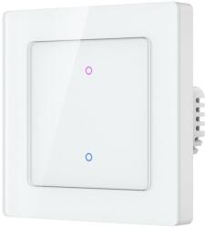 Immax 07539L - Întrerupător SMART cu 2 butoane, 230V, Wi-Fi (Tuya) (IM1432)