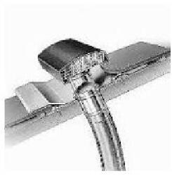 Helios DDF-160 Univerzális tetőátvezetés sötétszürke (1849) (1849)