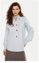 KARL LAGERFELD Női ing, Karl Lagerfeld, 304578724, Biopamut, 40 EU, Kék (0000304578724_40)