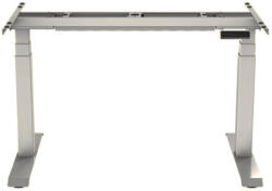 FlexiSpot ONE PIECE Elektromos Íróasztal Láb, 58-125 Cm Állítható, Kétmotoros, 130 kg Teherbírás, Memóriagombokkal, Szürke, Otthonra, Irodába (LEG-E7-DM-G)