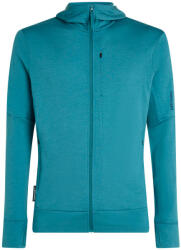 icebreaker Merino 260 Quantum IV LS Zip Hoodie Topaz Férfi-melegítőfelső L