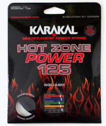 Karakal Hot Zone Power 125 11 m fekete Squash zsinór