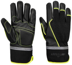 Portwest A753 Hideg elleni 450 PU vízálló mechanikus védőkesztyű fekete (A753K8RL)