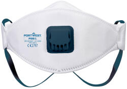 Portwest P261 FFP2 szelepes Dolomit légzésvédő maszk 10db (P261WHR)