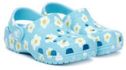 Crocs Lány papucs, Crocs, 305378088, virágmintás, műanyag, kék, 27-28 EU (0000305378088_27_28)
