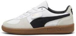 PUMA Puma, Palermo nyersbőr és műbőr sneaker, Fehér, Drapp, 37 EU (397275-01-4)