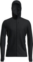 icebreaker Merino 260 Quantum IV LS Zip Hoodie Black Férfi-melegítőfelső M