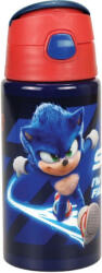  Sonic a sündisznó Brawn alumínium szívószálas kulacs akasztóval 500 ml (JAVGIM57254248)