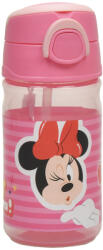  Disney Minnie Wink műanyag szívószálas kulacs akasztóval 350 ml (JAVGIM55379204)