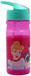  Disney Hercegnők Spring műanyag szívószálas kulacs 500 ml (JAVGIM55142203)