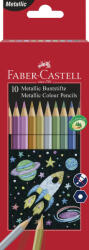 Faber-Castell Creioane colorate metalizate Faber-Castell FC201583, 10 culori (FC201583)