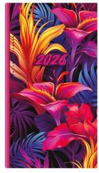 KALENDART Joy 2026 J035 Lilom heti beosztású álló zsebnaptár (26T035J-214) - officedepot