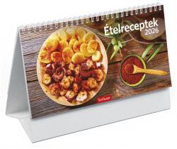KALENDART 2026 T058 Ételreceptek álló asztali naptár (26T584P-00P) - officedepot