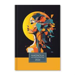 PERIOD Magnólia Face 2026 B6 napi beosztású női tervező határidőnapló (P4114-4538) - officedepot