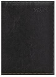 Kalendart Image 2026 I020 B5 napi beosztású fekete határidőnapló (26C020I-003) - officedepot