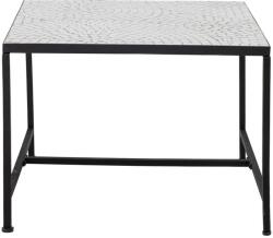 Bloomingville Minimalista Fehér Kerámia Mozaikos Dohányzóasztal