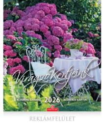 CSG 2026 Virágzó kertjeink 30x34 cm falinaptár (FN 094) - officedepot