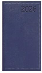 KALENDART Traditional 2026 T035 kék heti beosztású álló zsebnaptár (26T035T-004) - officedepot