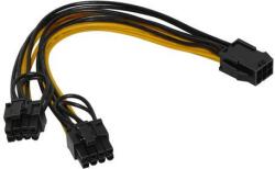 Makki Преходник Makki Mining PCI-E Splitter 6p - 2x8p / 0.24 m / 18 AWG