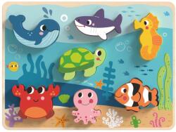Tooky Toy Puzzle 3D din lemn Tooky jucărie - Seabed (TK265) Puzzle
